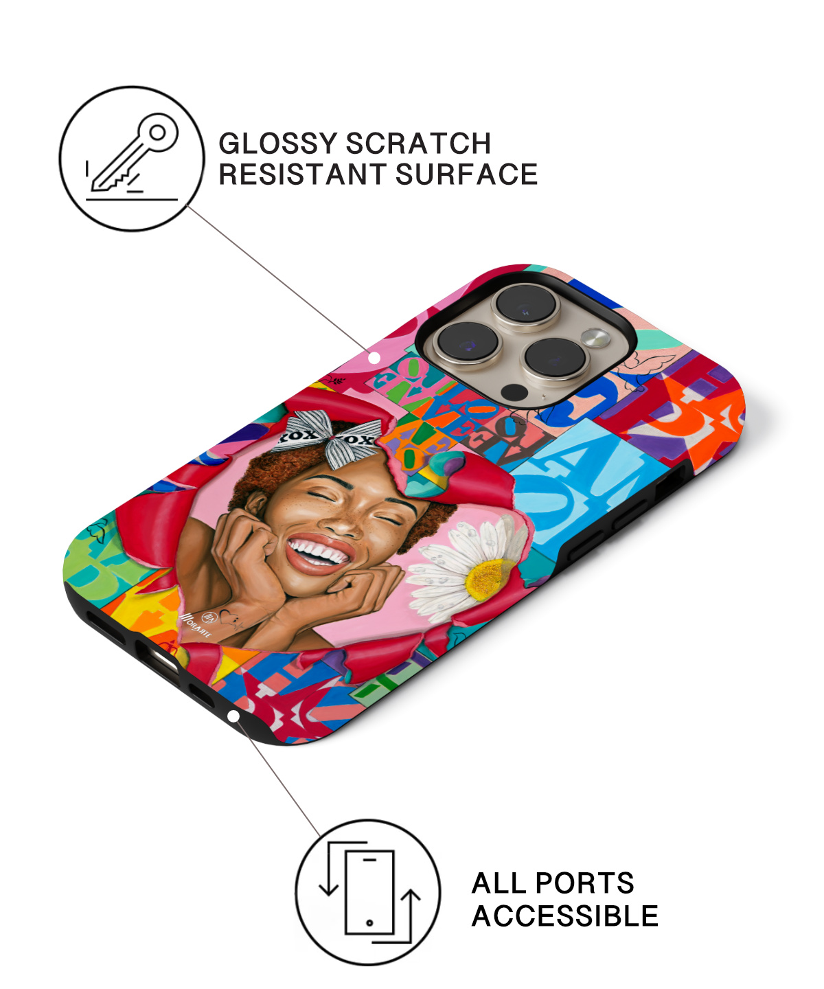 I Love me, I Love me not – iPhone 16 Tough (MagSafe) Case