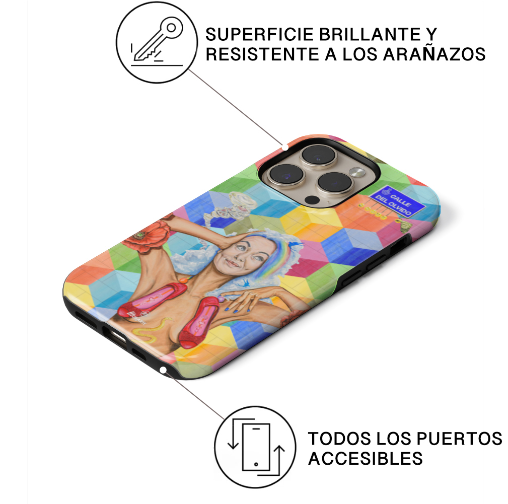 Por encima del Arcoíris – iPhone 16 Fundas Tough ( MagSafe)