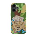 The Warrior in me - Lion - iPhone 16 Tough (MagSafe) Case