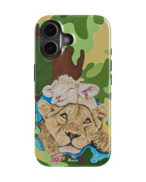 The Warrior in me – Lion – iPhone 16 Tough (MagSafe) Case