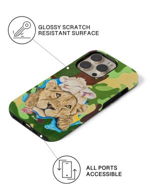 The Warrior in me – Lion – iPhone 16 Tough (MagSafe) Case