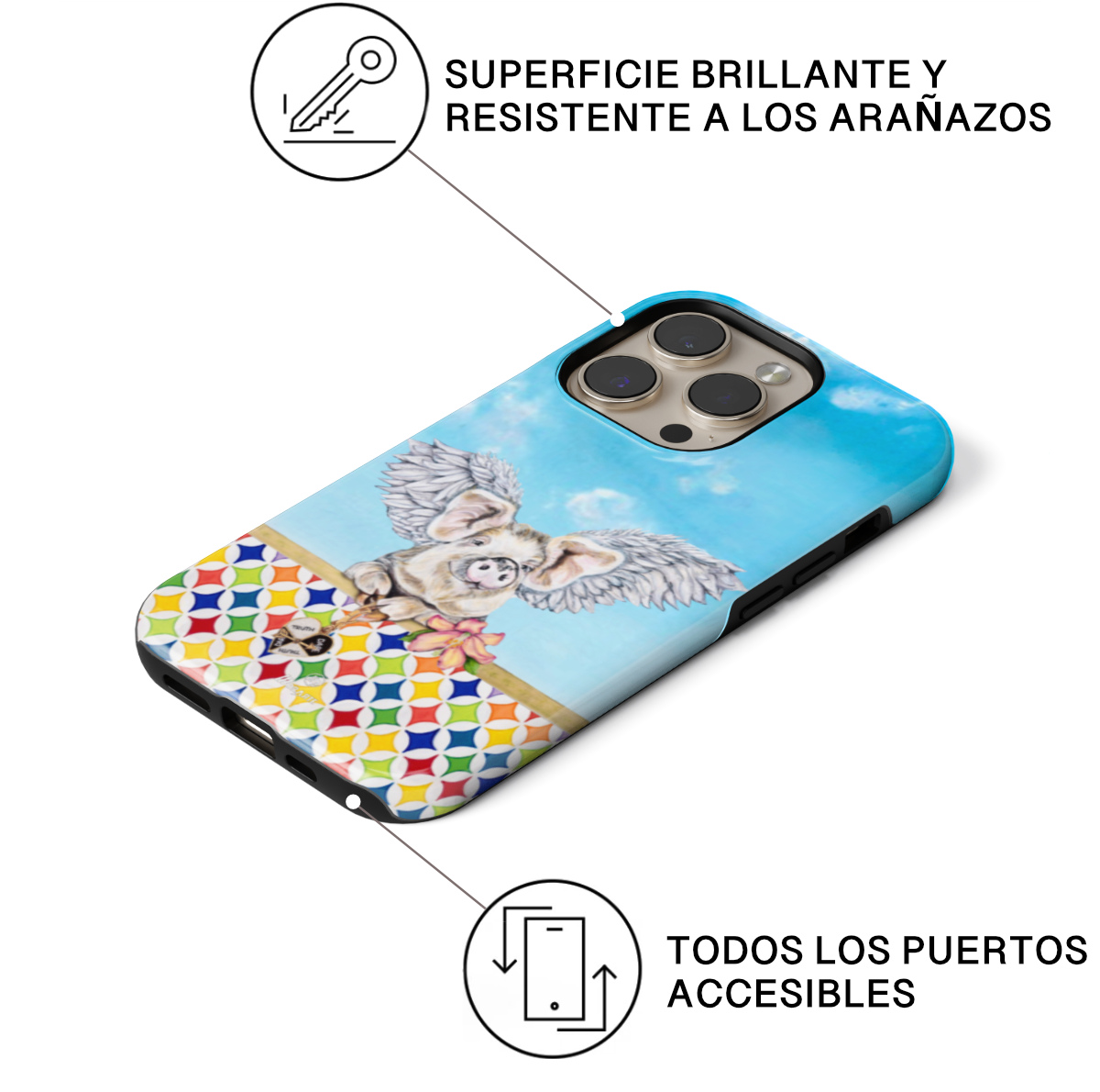 Todos los días un plátano- iPhone 16 Fundas Tough ( MagSafe)