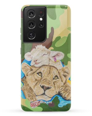 La guerrera en mi- Lion –  Samsung S21 Ultra Fundas Tough