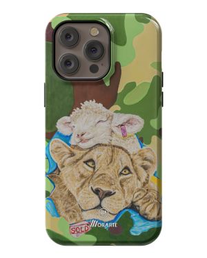 La guerrera en mi- Lion – iPhone 14 Pro Max Fundas Tough ( MagSafe)
