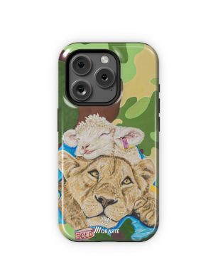 La guerrera en mi- Lion – iPhone 15 Pro Fundas Tough ( MagSafe)