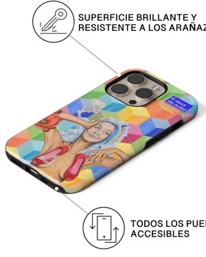 Por encima del Arcoíris – iPhone 15 Fundas Tough ( MagSafe)