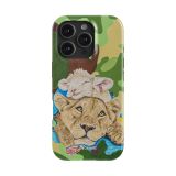 La guerrera en mi- Lion - iPhone 16 Pro Fundas Tough ( MagSafe)