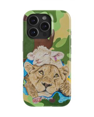 La guerrera en mi- Lion – iPhone 16 Pro Fundas Tough ( MagSafe)