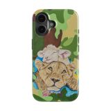 La guerrera en mi- Lion - iPhone 16 Plus Fundas Tough ( MagSafe)