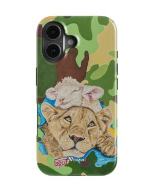 La guerrera en mi- Lion – iPhone 16 Plus Fundas Tough ( MagSafe)