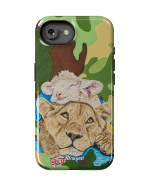 La guerrera en mi- Lion – iPhone 16e Fundas Tough