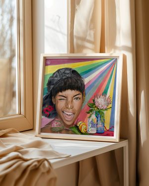 Fiery Wink – EcoPrints