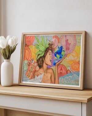 Comete el mundo- Eco Print