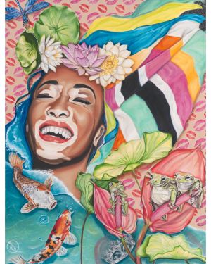 Laughng at Prince Charming – Eco Print