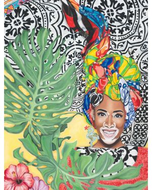 yendo hacia arriba- Eco Print