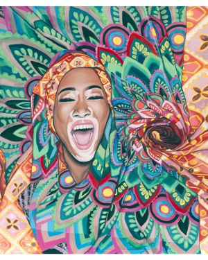 Envuelta en colores de la vida- Eco Print