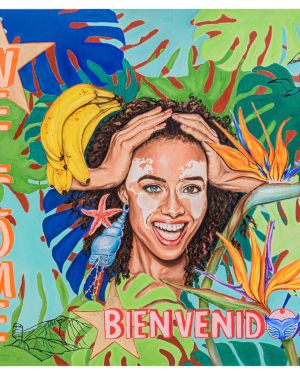 Bienvenid@- Eco Print