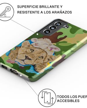 La guerrera en mi- Lion –  Samsung S21+ Fundas Tough