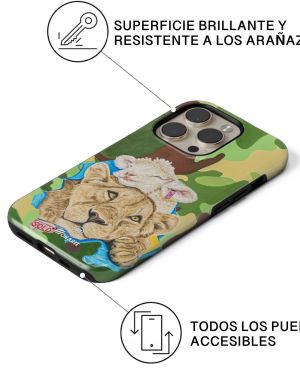 La guerrera en mi- Lion – iPhone 17 Fundas Tough ( MagSafe)