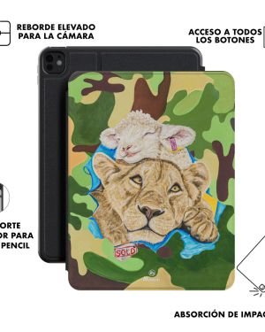 La guerrera en mi- Lion –  iPad Fundas